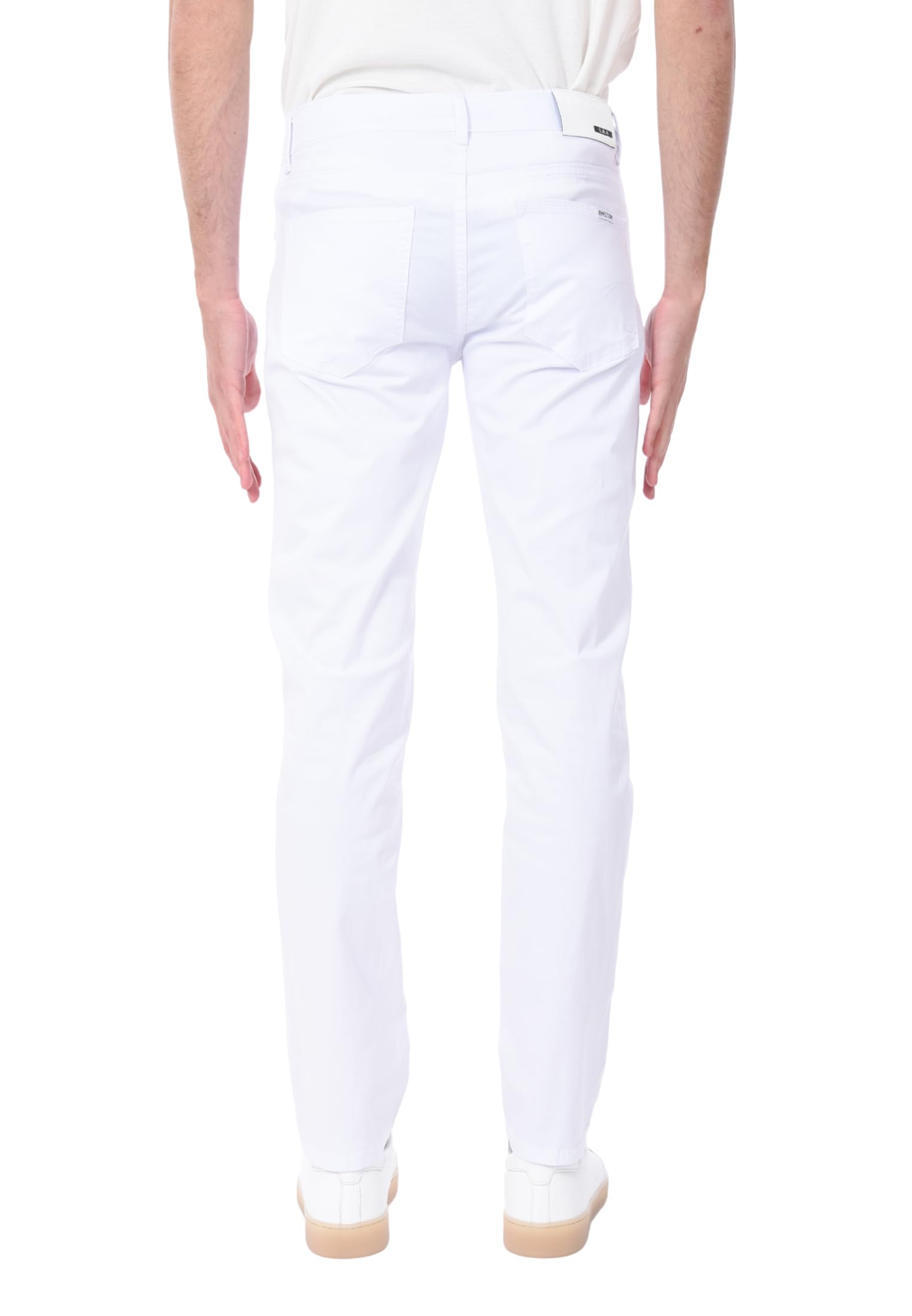 Pantalón de hombre elegante con cinco bolsillos, de algodón elástico, ajuste regular