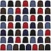 SATINIOR 50 Pieces Bulk Beanies Winter Hats for Men Beanie Hats Knit Hats Knit Skull Caps Cold Weather Stocking Caps for Women Men, Multicolor, Medium
