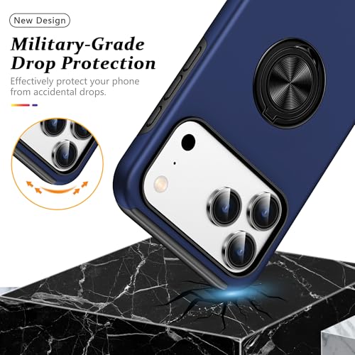 Coque antichoc 17Pro pour éviter les chutes avec anneau intégré - 6