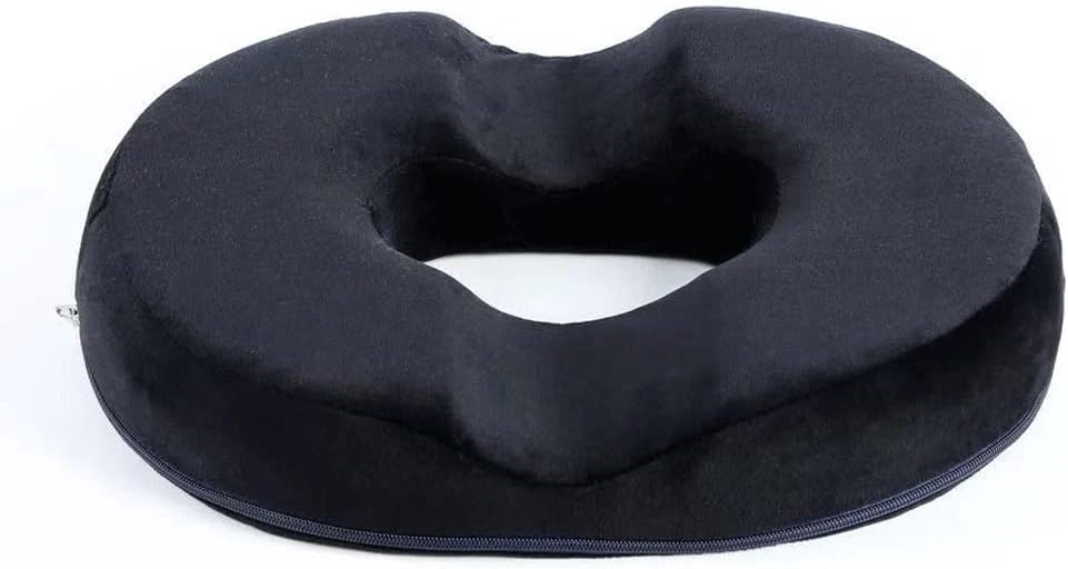 Hollow Breathable Hip Cushion Memory Foam Hollowed Out Tail-Shaped Haemorrhoid Protector Buttock Comfort