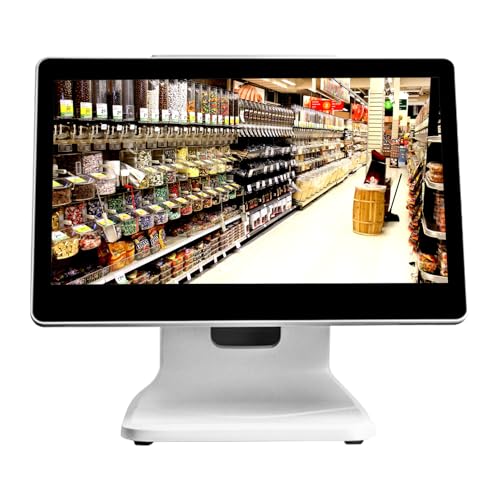 Image of 15.6 inch Commercial POS Screen, Commercial POS Screen, SSD 64GB N2930 DDR3 4GB, POS Cash Register Screen for Small Business, for The Retail Trade of The Restaurant