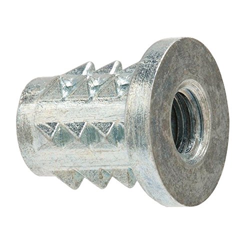 Thaisan7, size 1/4-20 x 15mm Zinc Plated Flanged Threaded Insert Nut - Type E (Pack of 50),good work