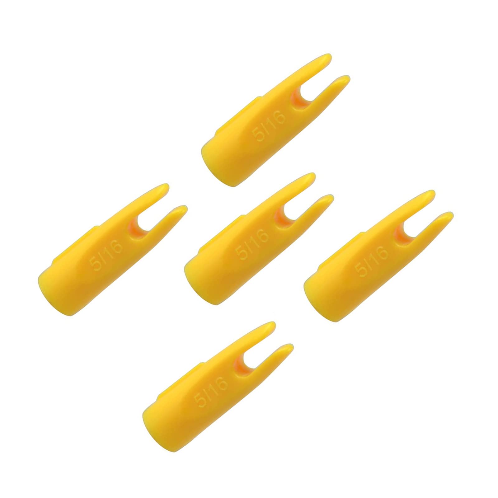 50pcs Encoches de flèche de tir à l'arc 5/16" encoches de flèche en Plastique Encoche de Remplacement Queue de flèche Accessoires d'embout de Flèche de tir à l'arc
