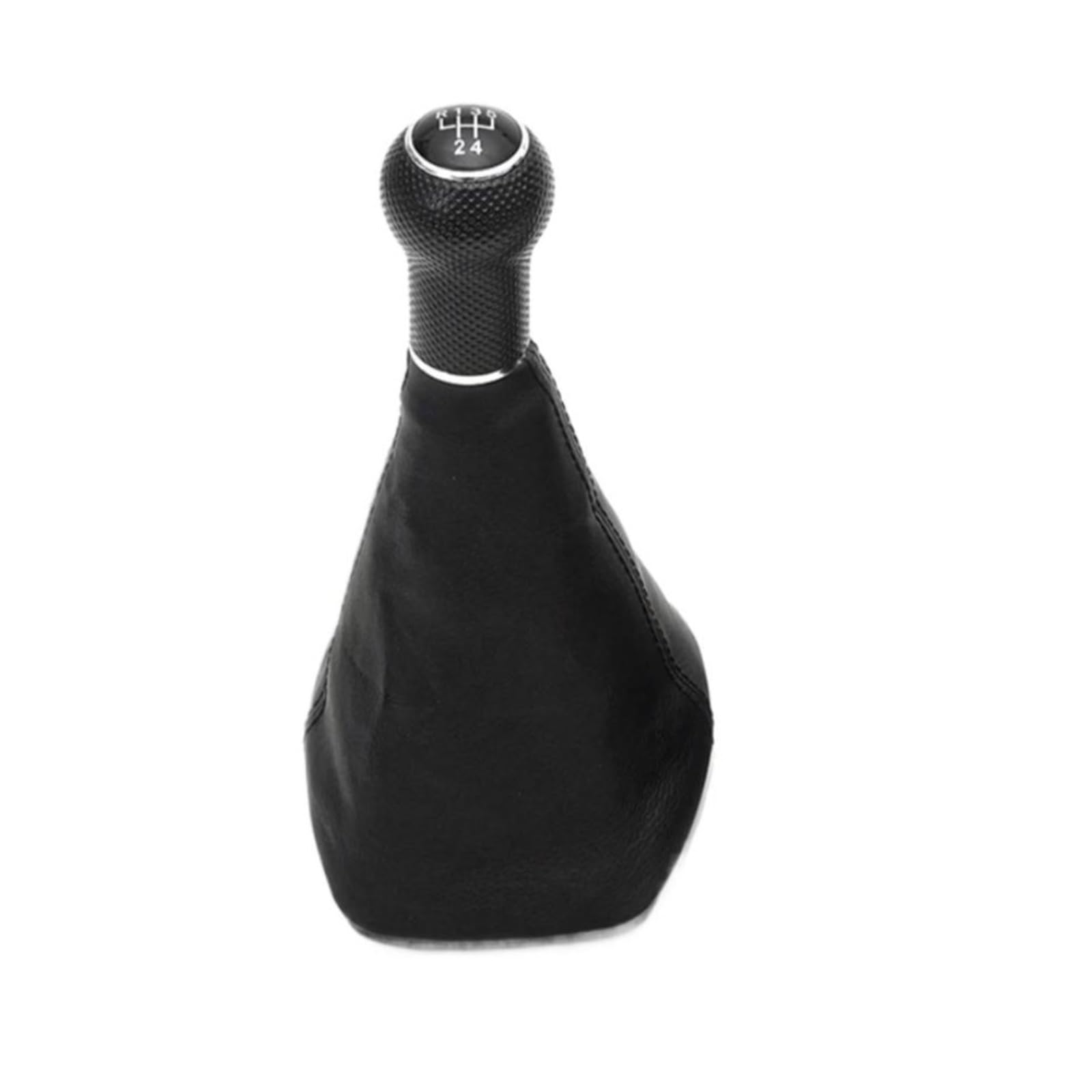 Glblpexelr Black-12Mm-5Speed For Vw For Golf For Bora 1998-2006 Shift Lever Knob Black / Silver Style