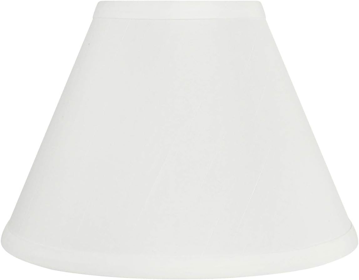 Aspen Creative Corporation58730 Transitional Hardback Empire Shape Construction White, 9" Wide (4" x 9" x 6-1/2") UNO LAMP Shade