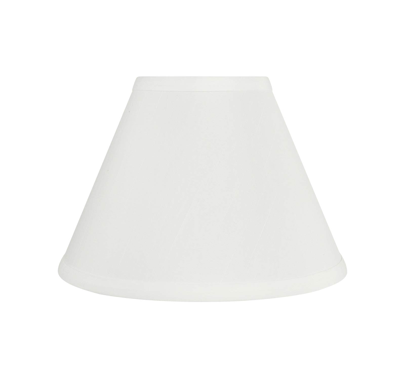 Aspen Creative Corporation58730 Transitional Hardback Empire Shape Construction White, 9" Wide (4" x 9" x 6-1/2") UNO LAMP Shade
