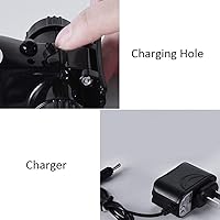 Vista 5 de Linterna frontal recargable para minería, camping, senderismo, pesca