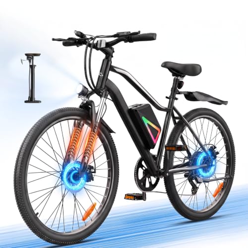 Electric Bike for Adults, 1500W /1000W Peak Motor 26" Mountain Ebike image 1