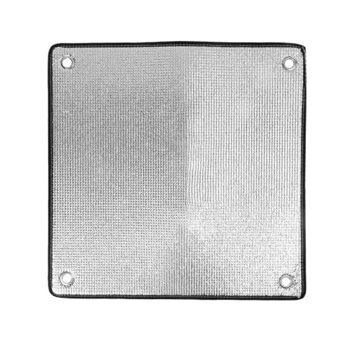 QOXEZY Foil Sun Protection Film for Window Privacy for IDEAL for Living Room and Kitchen with Aluminum and Foil size 50 * 100 cm crafted from Aluminum(50 * 50cm)