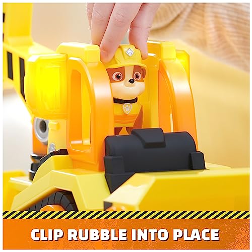 image for Rubble & Crew, Bark Yard Deluxe Bulldozer Construction Truck Toy with 