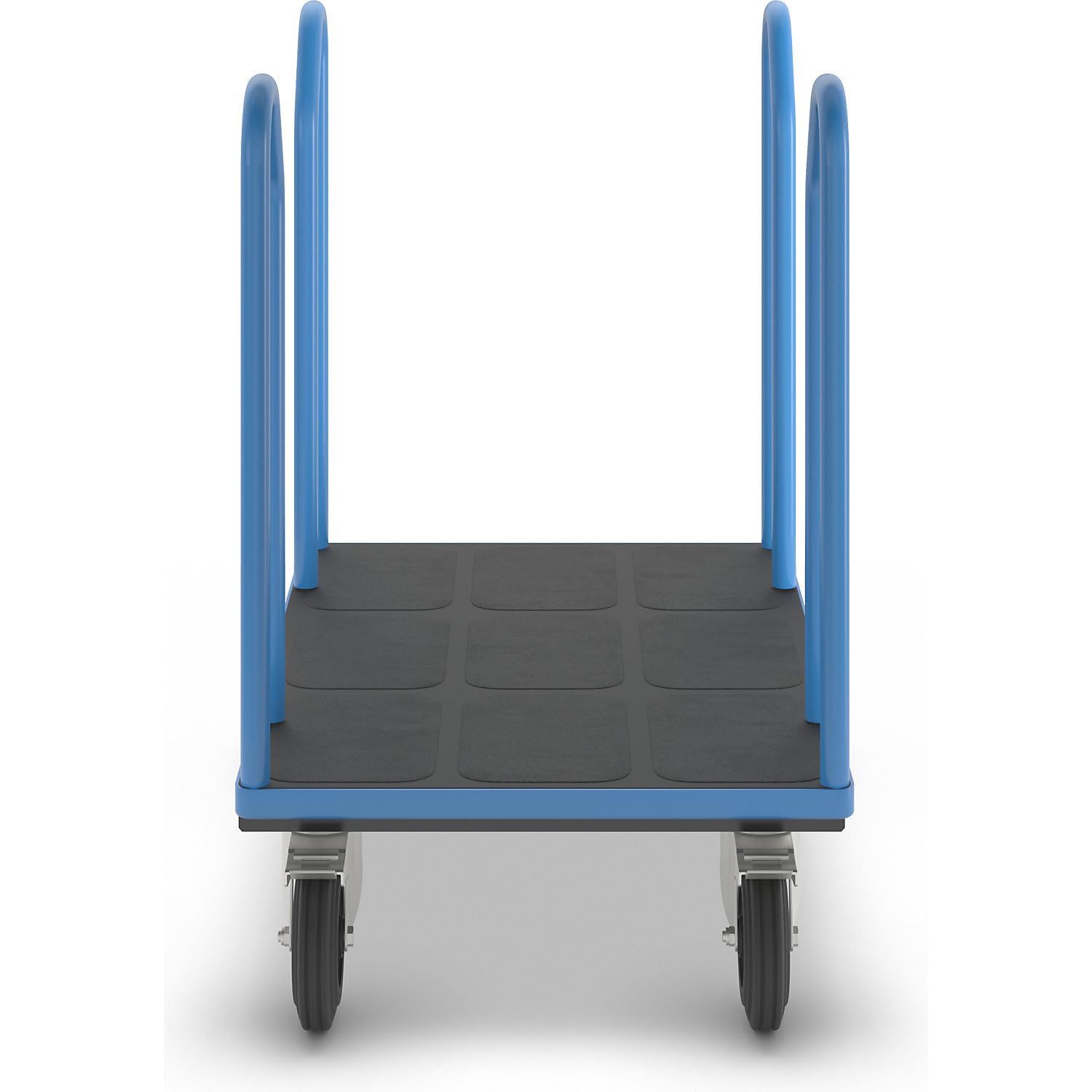 eurokraft | Seitenbügelwagen mit 4 Seitenbügeln | Tragfähigkeit 500 kg | LxB 1050 x 700 mm
