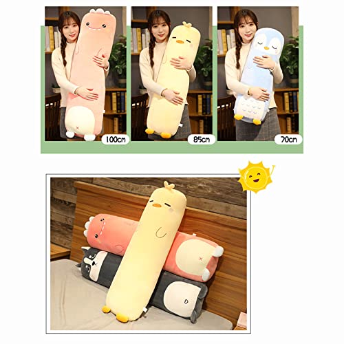 Ifresen Long Plush Pillow Cute Cartoon Stuffed Animal Pillow Cute Cartoon Plush Toy Soft Long Throw Pillow Cushion (Pink Pig,70Cm/27.5In) #TOP6