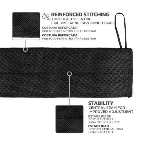 Munhequeira de Tecido para Levantamento de Peso Muvin - Musculação - Exercício Funcional - Alça para