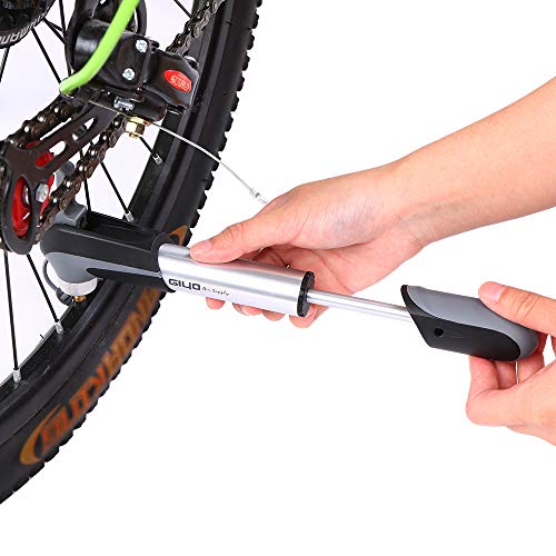 Leeofty Mini bomba de bicicleta da bomba de bicicleta 80 psi bomba de ar de alta pressão da bomba de