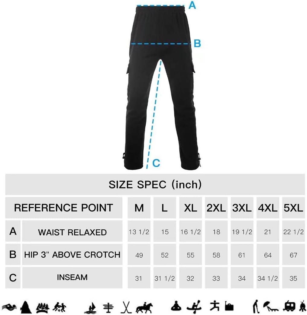 AKsit Mens Fashion Fleece Running Sweatpants Big Size Wild Cargo Pant - Image 7