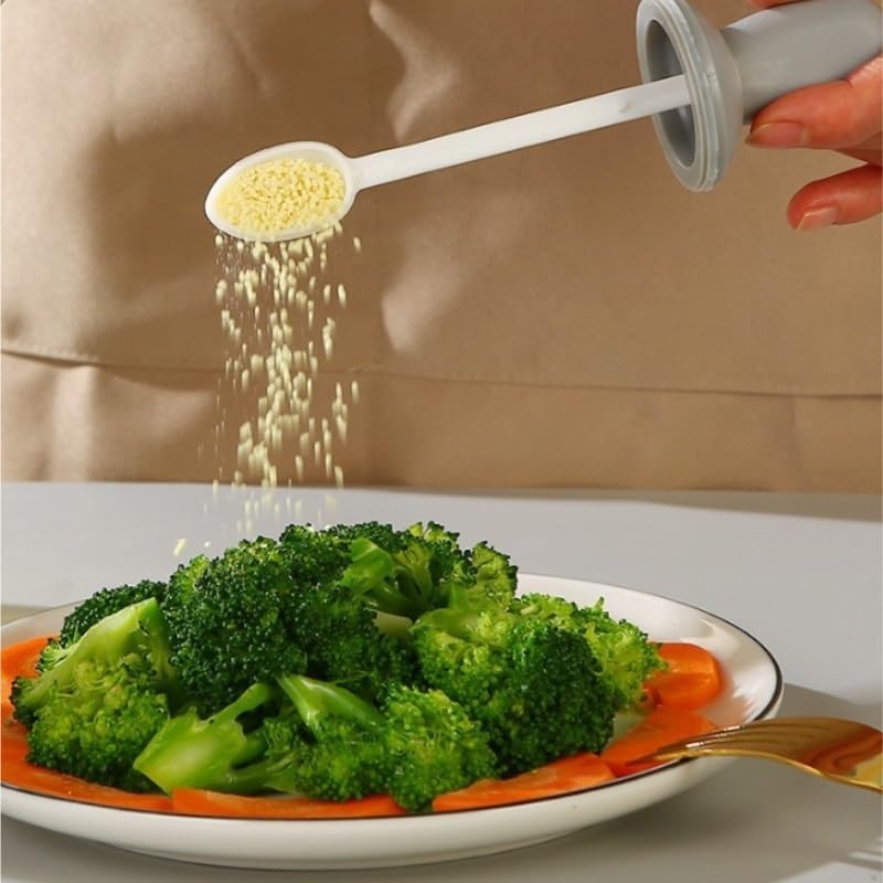 Seasoning Bottle Flavoring Jar Ladle Lid Combined Kitchen Household Tool