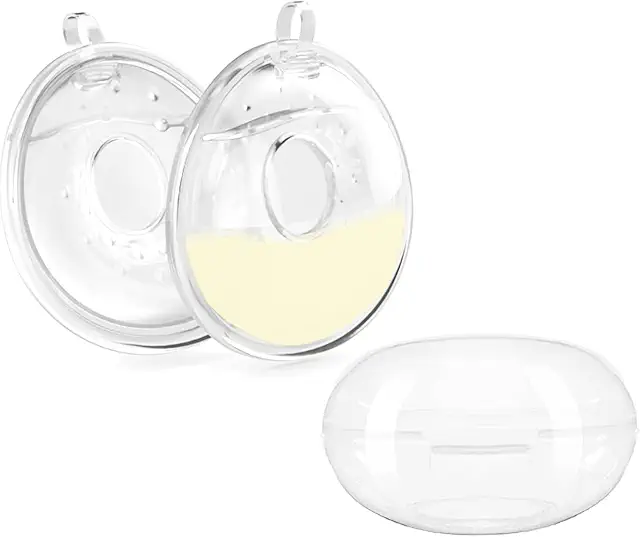 Coquilles d'Allaitement 100ml - 2 Pièces en Silicone avec Boîte de Rangement