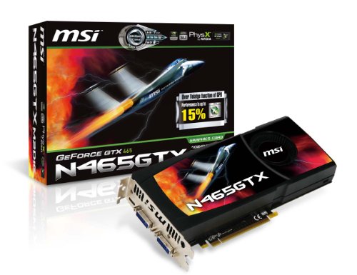 MSI N465GTX-M2D1G GeForce GTX 465 1GB GDDR5 scheda video - Scheda video