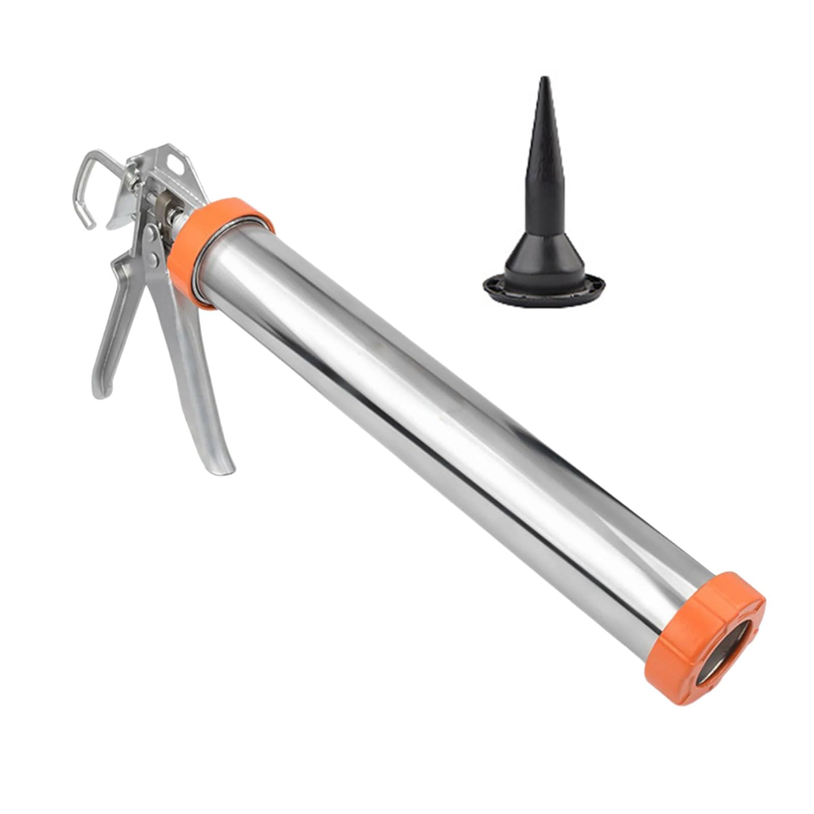 Hsioluted A Efficiency Luminum Lloy Caulking Dispenser With Nozzle For Diyer Enthusiasts, Gluing Tasks, Professional Sealing Luminum Tube
