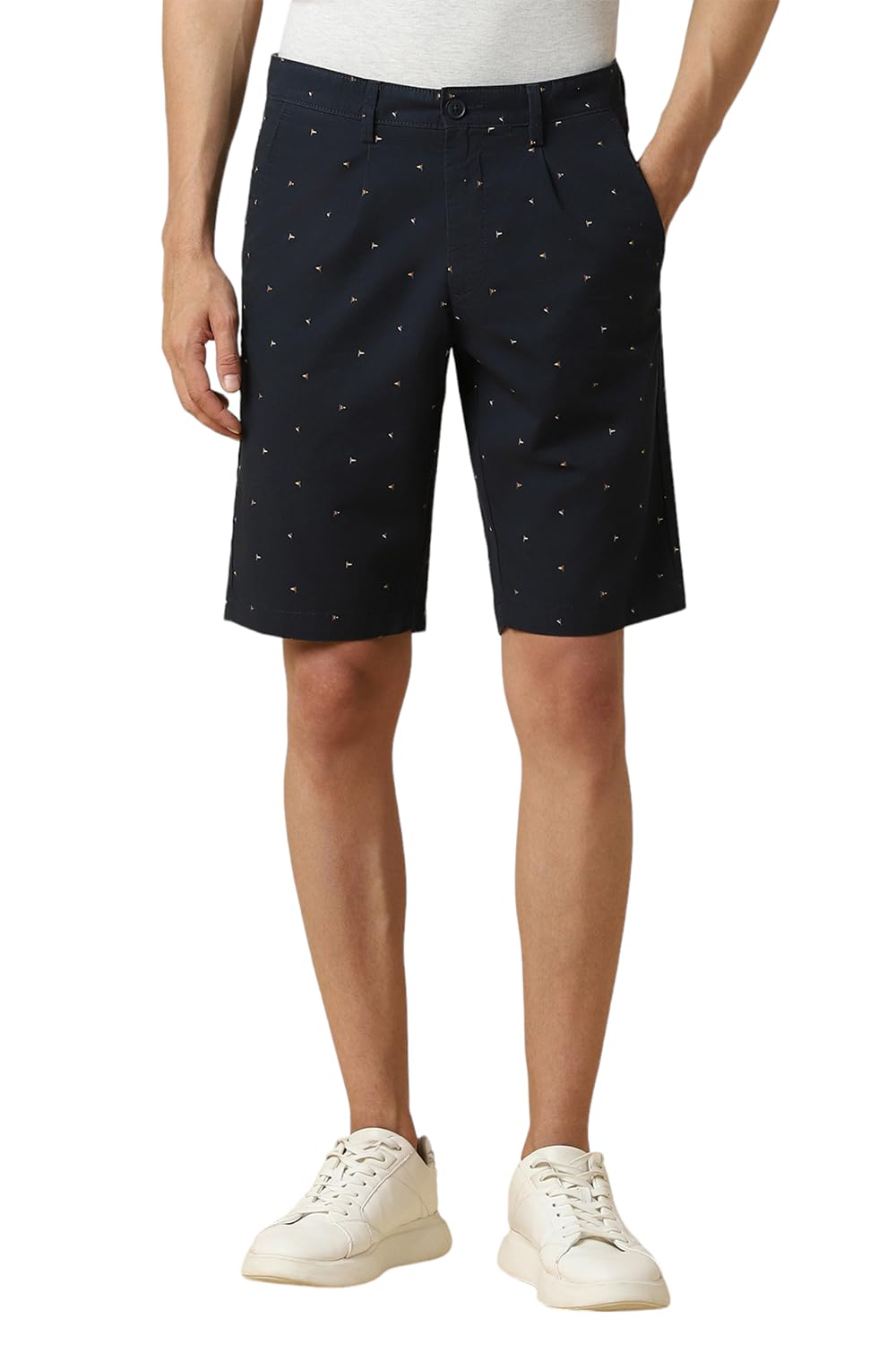 Allen Solly Men’s Casual Bermuda Shorts – Comfortable Summer Wear for Men