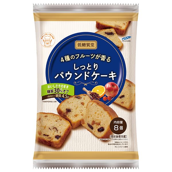 Amazon.co.jp: モントワール 低糖質堂 4種のフルーツが香るしっとり