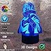 Naruto Kakashi Minato Uchiha Itachi Sasuke Night Light 7 Color Change Led Kids Bedside Action Figure Fixtures 3D Visual Anime USB Desk Touch Base with IR Control Lamp Boys Fans Man Child Xmas Toy Gift
