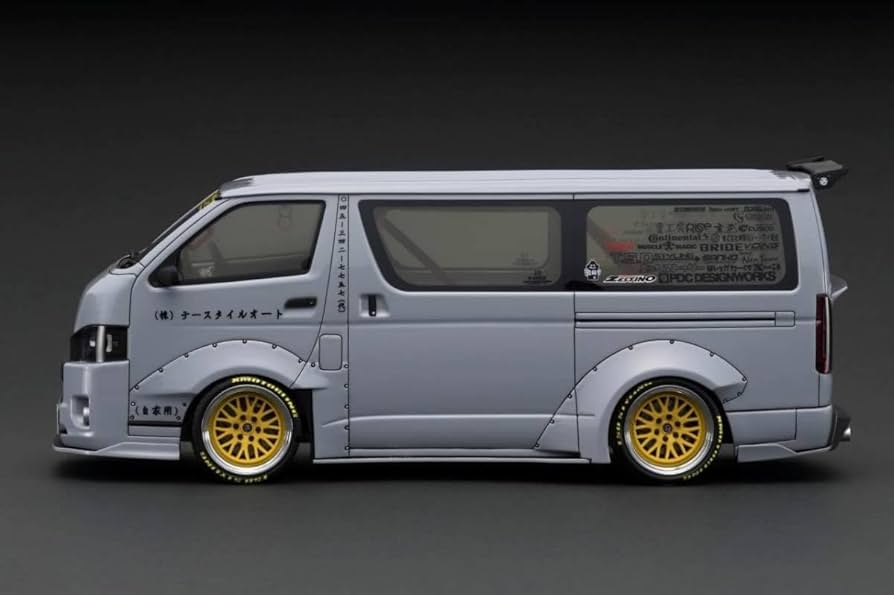 イグニッションモデル1/18 TSD WORKS ハイエース イグニッションモデル】 1/18 T・S・D WORKS HIACE Pearl White