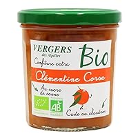 Epicerie salée Diététique et nutrition BIO VERGERS DES ALPILLES BIO CONFITURE CLÉMENTINE DE CORSE BIO 370G VERGER DES ALPILLES BIO