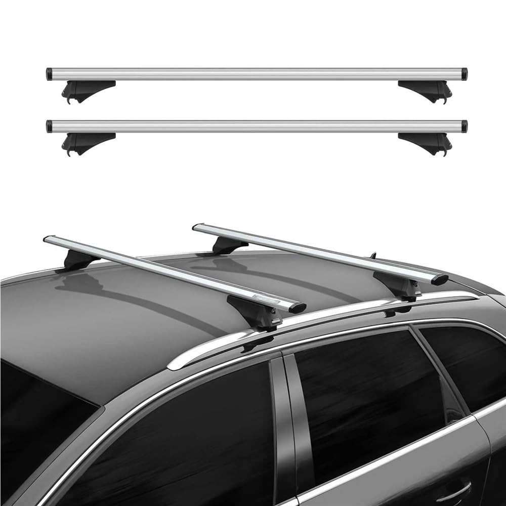 Barras Techo para Corolla 2019-2022 para Pre-FL 2 uds Barras transversales de Aluminio Gris para Coche portaequipajes