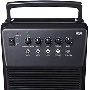 Amazon | サンワダイレクト ワイヤレスマイク スピーカーセット 拡声器