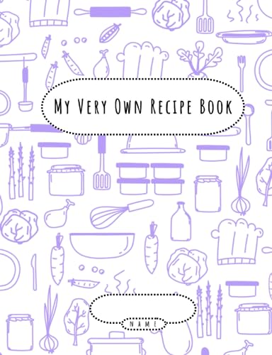 Your Very Own Recipe Book I Blank Template I 100 Pages I Included Measurement Conversion Sheets: Write On Paper I Space Saving Size I 7.5” x 10” image 2