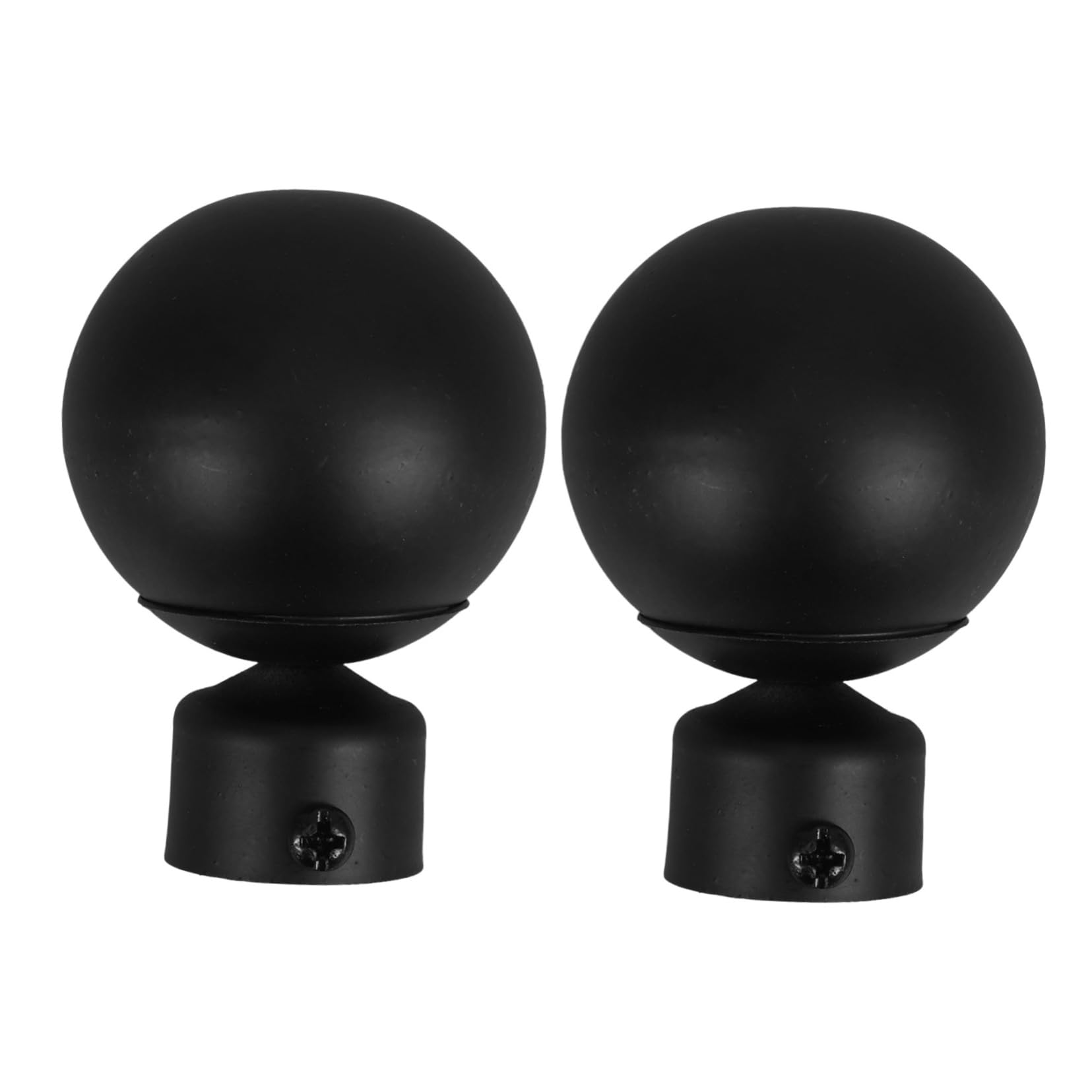 Gadpiparty 2pcs Curtain Rod End Caps Decorative Finials for Drape Rods Elegant Window Curtain Accessories for Decor