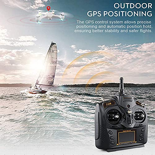 YYAI-HHJU GPS-Drohne, Drohne WiFi GPS Brushless Echtzeit-FPV-Rc-Hubschrauber Mit 1080P-Kameras Höhenwartung Headless… – Bild 6