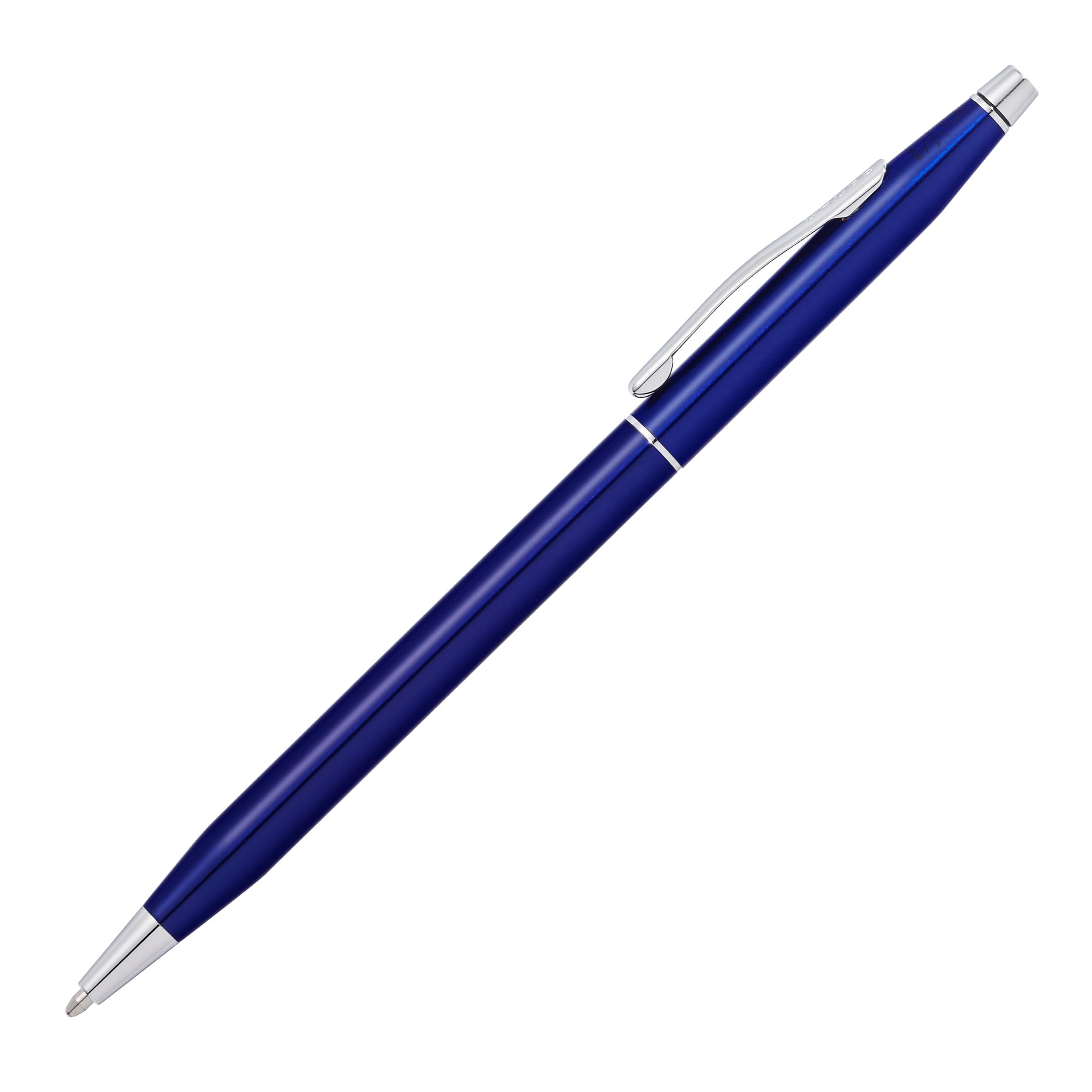 Cross Classic Century Translucent Ballpoint Pen - Translucent Blue Lacquer