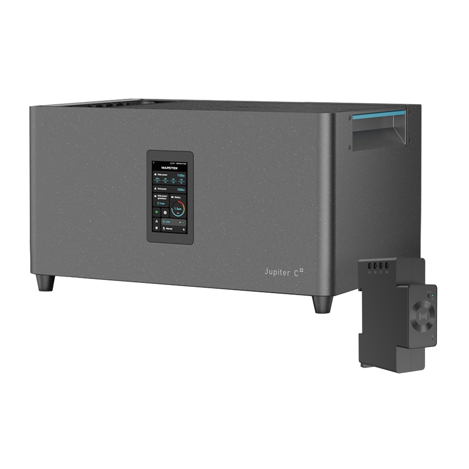 Marstek Jupiter C Plus - |56kWh Balkonkraftwerk mit Speicher | 4 MPPT 2400W Solareingang | 10.24kWh Kapazität | IP65 | 6