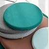 Set 2 Cuscini Rotondi Per Sedie In Cotone E Lino – Diametro 40/45/50 Cm, Spessore 7 Cm, Vari Colori - 4