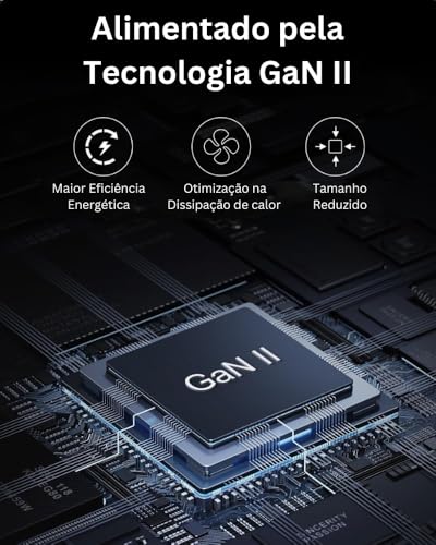 Carregador Turbo 50W 4.0-2 Entrada Tipo C(PD)/USB(QC3.0) + Cabo USB-C 1M – Compatível com Iphone 15