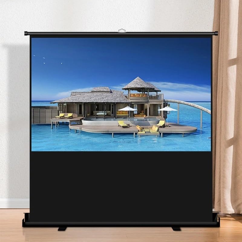 Pantalla portátil de proyección 60 pulgadas con soporte miniatura 4