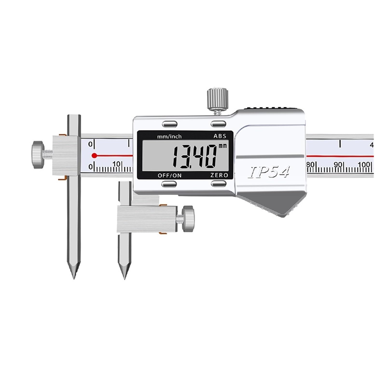 SWENEEN Center Distance Digital Caliper Specifications 150Mm 200Mm 300Mm Edge Center Distance Center Hole Measurement Electronic Caliper,5-150mm (0.03mm)