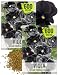 Package of 600 Seeds, Clear Crystals Black Pansy (Viola x wittrockiana) Open Pollinated Seeds by Seed Needs