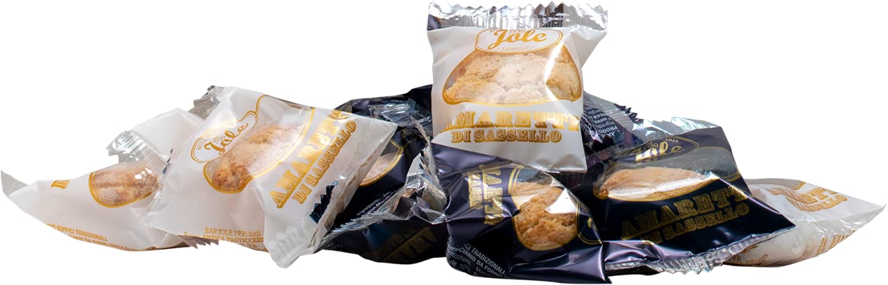 AMARETTI DI SASSELLO TRADIZIONALI SOFFICI INCARTO RAVIOLO 2000 gr Lavorati a mano