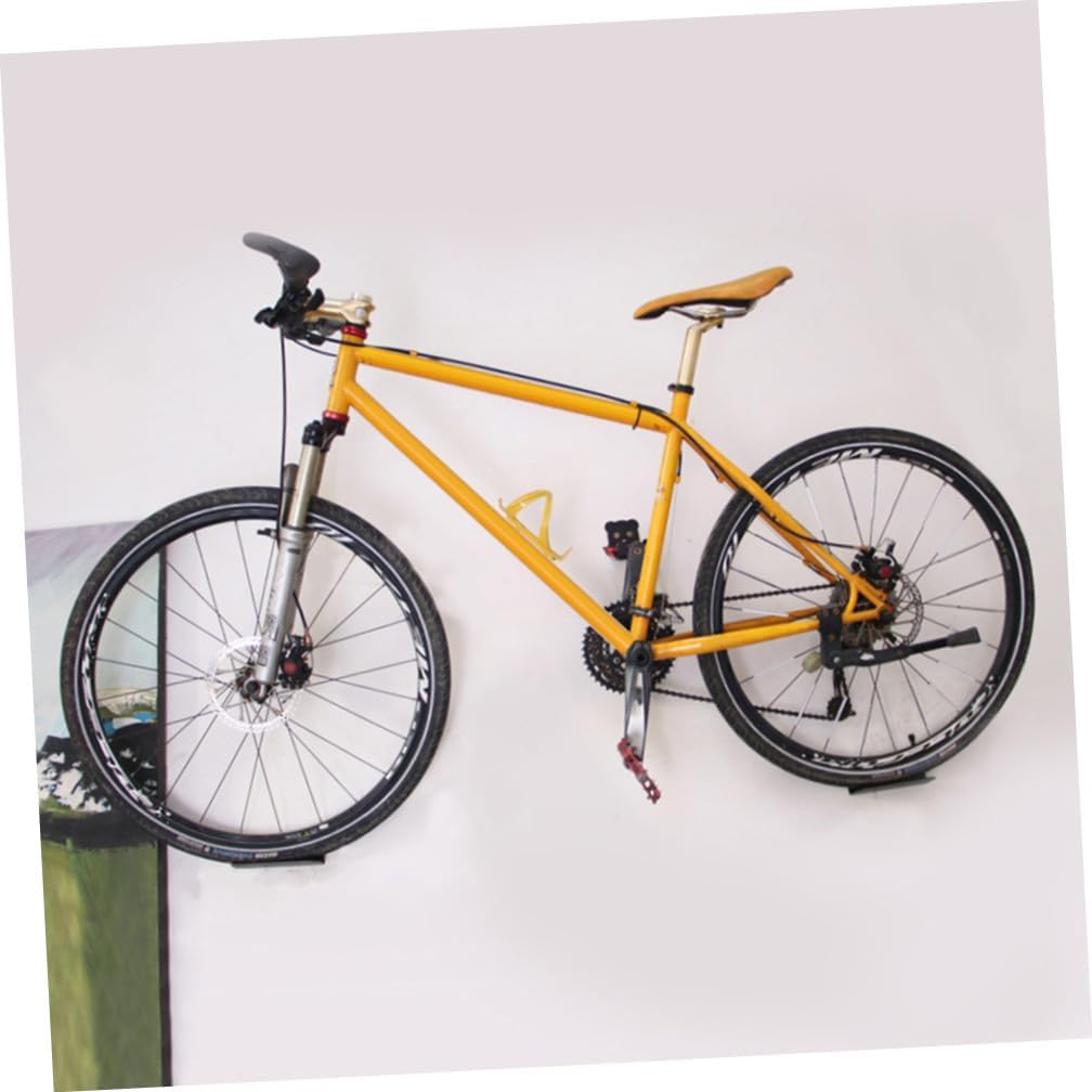 2sets Wall-mount Bike Hanger -skid Rack for Home Garage Storage Stable Design Easy to Install for Road Mountain
