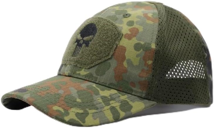 Skull Mesh Breathable Tactical Operator Baseball Cap