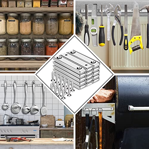 Trymag Neodymium Bar Magnets With Countersunk Hole, 70 Lbs Rectangular Pot Magnets Heavy Duty With Screws For Wall Mounting, 15 Pack Rare Earth Magnets Strips For Home, Garage, Wokplace - 60X13.5X5Mm #TOP6