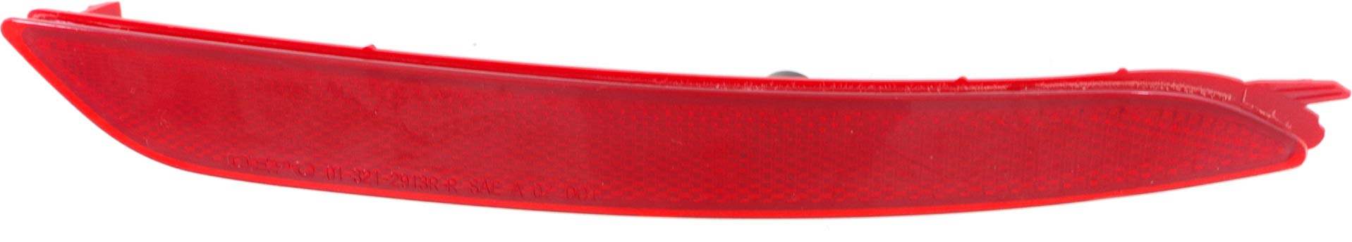 Evan Fischer Rear, Passenger Side Bumper Reflector Compatible with 2014-2016 Hyundai Elantra - HY1185114