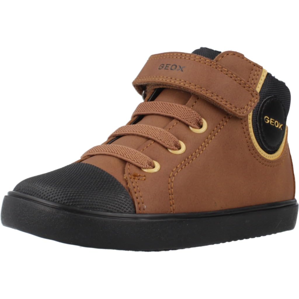Geox Baby B Gisli Boy Sneakers Tobacco/Black, 25 EU