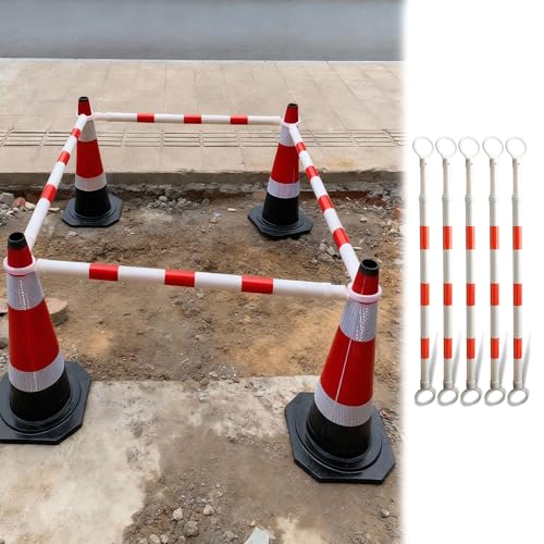 Barres de cônes de circulation rétractables Vibeo pour barrière de sécurité - 2
