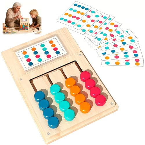 Actividades de Demencia para Personas Mayores, Juegos de Memoria de Madera para Ancianos con 12 Cartas, Estimulación Cognitiva y Fáciles de Usar para Pacientes con Alzheimer