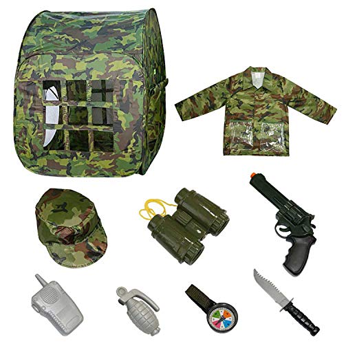 Play Tents & Police Costume For Kids,Police Officer Role Pretend Play Set