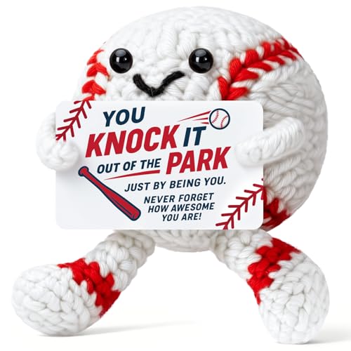 Funny Baseball Gifts for Boys Men Cool Baseball Balls Accessories Stuff Things Christmas Ornaments Stocking Stuffers for Players Coach Lovers Stuffed Plush Decor Birthday Decorations Party Favors